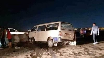 مصرع سائق في اصطدام توك توك وميكروباص في الدقهلية