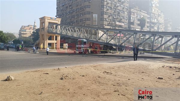 سقوط كوبري أحمد عرابي