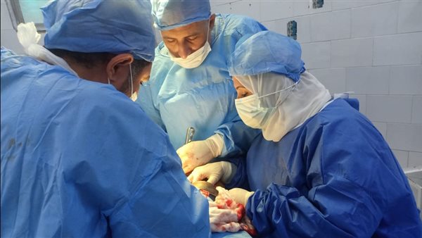 الفريق الطبي أثناء