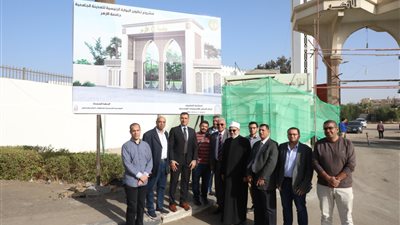 رئيس جامعة الأزهر يتفقد أعمال التطوير في المدينة الجامعية للطلاب