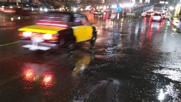سقوط أمطار فى الإسكندرية