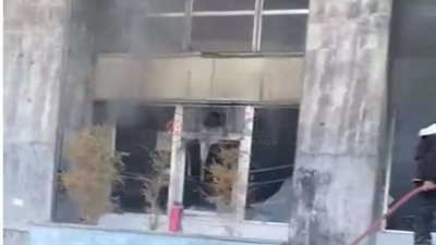 حريق بفندق في شارع النيل بالجيزة.. وقوات الحماية المدنية تحاول السيطرة