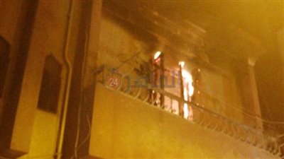 إصابة 5 أشخاص بينهم طفلان في حريق داخل شقة سكنية بطنطا | أسماء 
