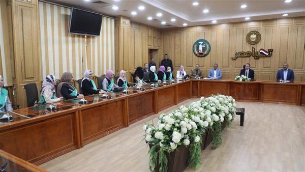 لقاء محافظ المنوفية