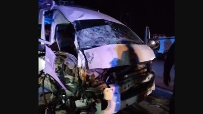 إصابة 13 شخصا في انقلاب ميكروباص على طريق أسيوط الغربي