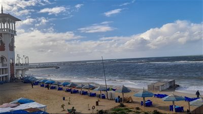 تحسن نسبي في الأحوال الجوية بالإسكندرية قبل نوة قاسم القوية