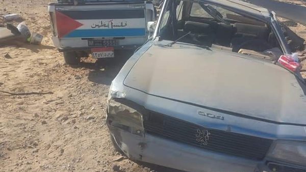 حادث تصادم سيارتين