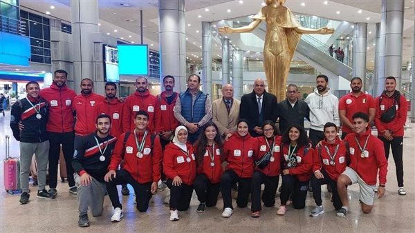 استقبال أبطال مصر