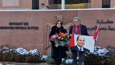 إقبال المصريين في ألمانيا على المشاركة في انتخابات الرئاسة | صور