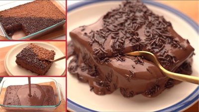 طريقة عمل كيكة الشوكولاتة في الخلاط في 10 دقائق فقط