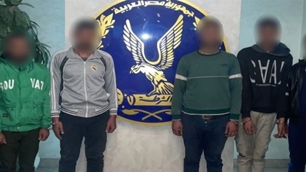 المتهمين والمضبوطات