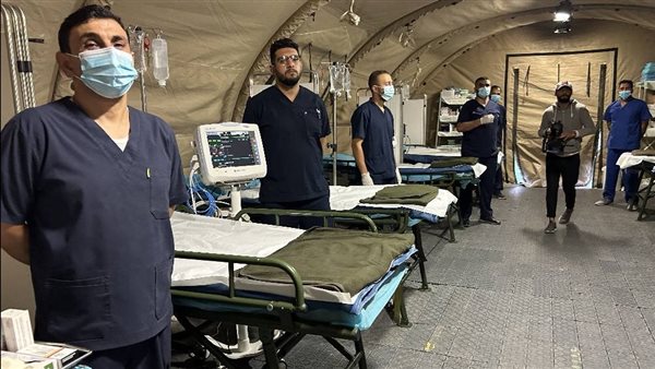 افتتاح المستشفى الميداني