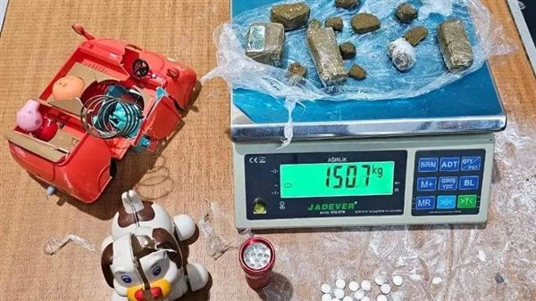 جانب من المضبوطات