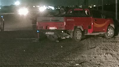 تفاصيل إصابة شخص في حادث مروري بين سيارتين بطريق العاصمة الإدارية