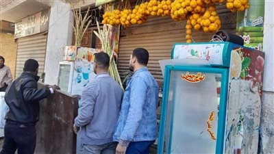 تحرير 105 محاضر إشغال لضبط حركة الشارع بمركزين في المنيا