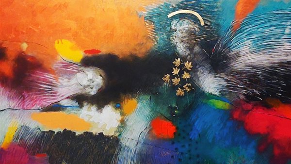 إحدى اللوحات المشاركة