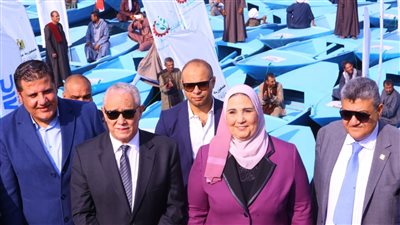 وزيرة التضامن تزور الأقصر وتستكمل مسيرة دعم صغار الصيادين ضمن المبادرة الرئاسية بر أمان
