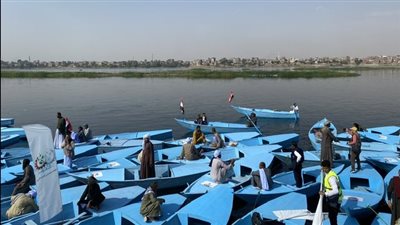 نيل الأقصر يتزين بـ300 مركب لدعم صغار الصيادين في أربع محافظات | صور