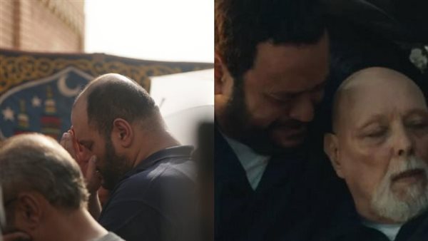 محمد ممدوح في جنازة