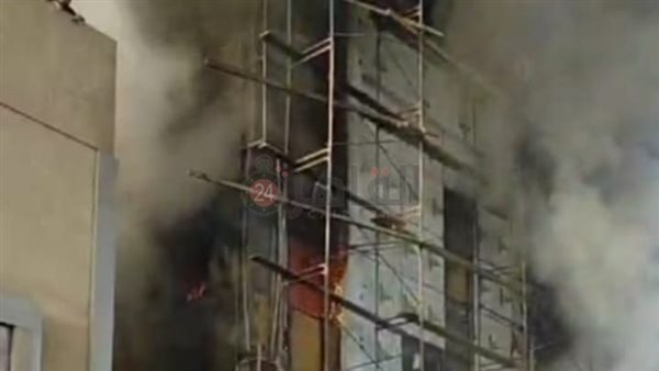 جانب من الحريق 