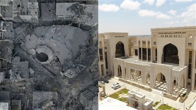 تكلف إنشاؤه 11 مليون دولار.. آخر صور لـ قصر العدل فى غزة قبل تدميره 