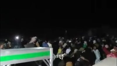 تشييع جنازة جماعية لسيدتين وطفل بعد مصرعهم في حادث تصادم بالفيوم