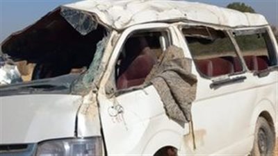 إصابة 16 شخصا في انقلاب ميكروباص جنوب الأقصر 