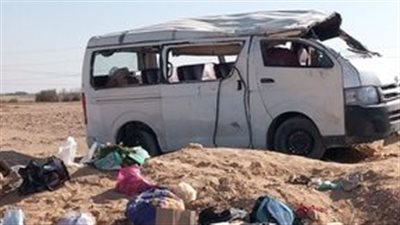 بينهم أطفال.. ننشر أسماء المصابين الـ 16 في انقلاب ميكروباص بالأقصر