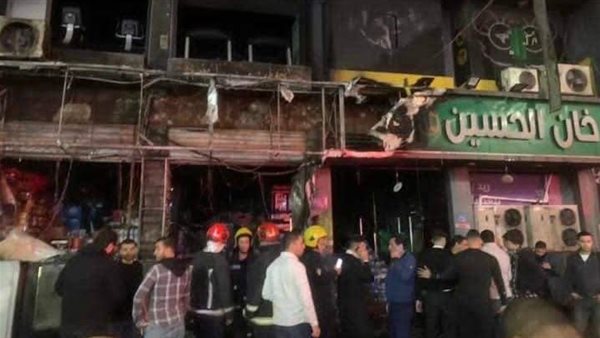 اندلاع حريق فى سوبر