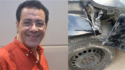 نجاة تامر ضيائي من حادث سير.. ويعلق: قدر الله وما شاء فعل