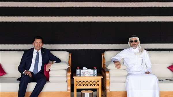 لقاء أشرف صبحي ووزير