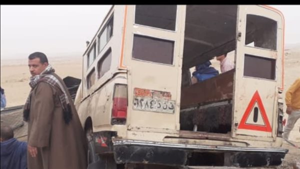  حادث تصادم ميكروباص