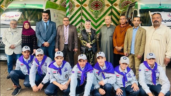 قافلة طبية بقرية