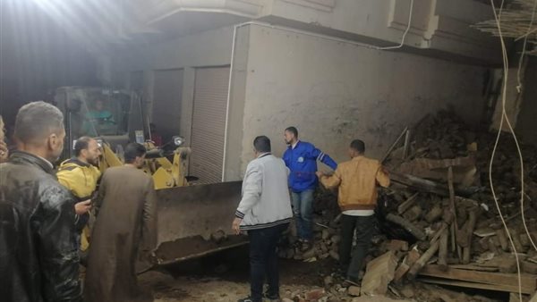 انهيار منزل بالمنوفية