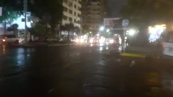 هطول أمطار على الإسكندرية