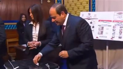 المرشح عبد الفتاح السيسي يدلي بصوته في الانتخابات الرئاسية 2024 | بث مباشر