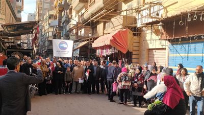 مسيرات للمواطنين في الدقهلية للتوجه للجان الانتخابات