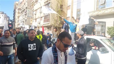 مسيرة شبابية في المنصورة لحث المواطنين على النزول والمشاركة بالانتخابات