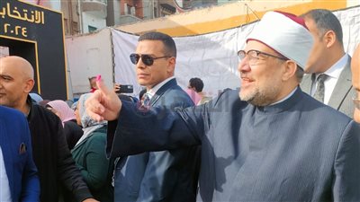 وزير الأوقاف يدلي بصوته في الانتخابات الرئاسية 2024 
