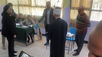 الدكتور أسامة الأزهري يدلي بصوته في الانتخابات الرئاسية 2024