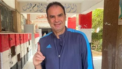  عبد الحميد بسيوني يدلي بصوته في الانتخابات الرئاسية 2024