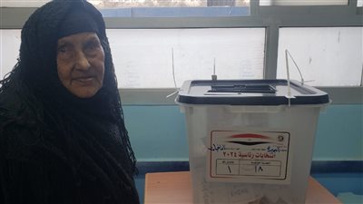 الحاجة مرزوقة.. سيدة ثمانينية تدعو للمشاركة في الانتخابات بالبحيرة: لازم نشارك عشان مصر