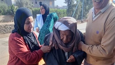 عمره 115 سنة.. أكبر معمر في الغربية يدلي بصوته في الانتخابات الرئاسية: جيت أشارك عشان أحفادي