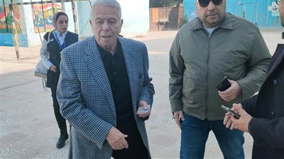 حسن حمدي رئيس الأهلي الأسبق يدلي بصوته في الانتخابات الرئاسية 