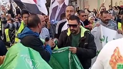 جماهير المصري تنظم مسيرة حاشدة للمشاركة في الانتخابات الرئاسية | بث مباشر