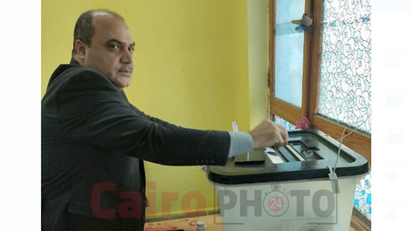 محمد الباز يدلي بصوته