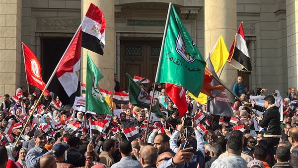 حشد طلاب جامعة القاهرة