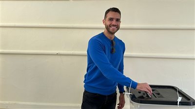 إبراهيم عبد الجواد يدلي بصوته في الانتخابات الرئاسية 2024