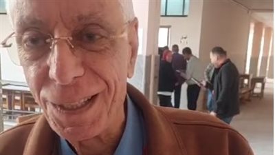 حسام موافي بعد تصويته في الانتخابات: رسالتي للمصريين خليك إيجابي وبس