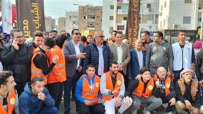 الشباب والرياضة بالقليوبية تنظم مسيرة لحث المواطنين على المشاركة فى الانتخابات الرئاسية | صور